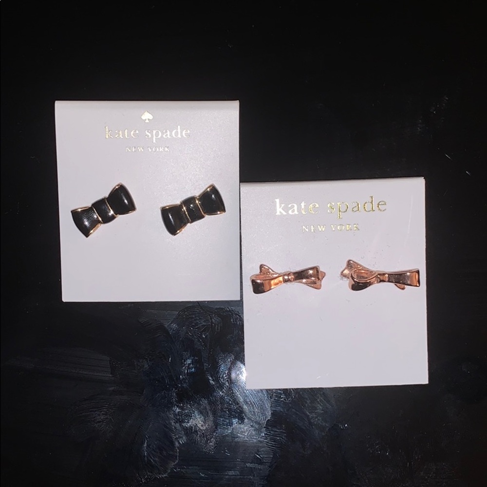 NWT Kate Spade Bow earrings! 🖤 🎀